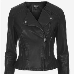 TOPSHOP Faux Leather Jacket